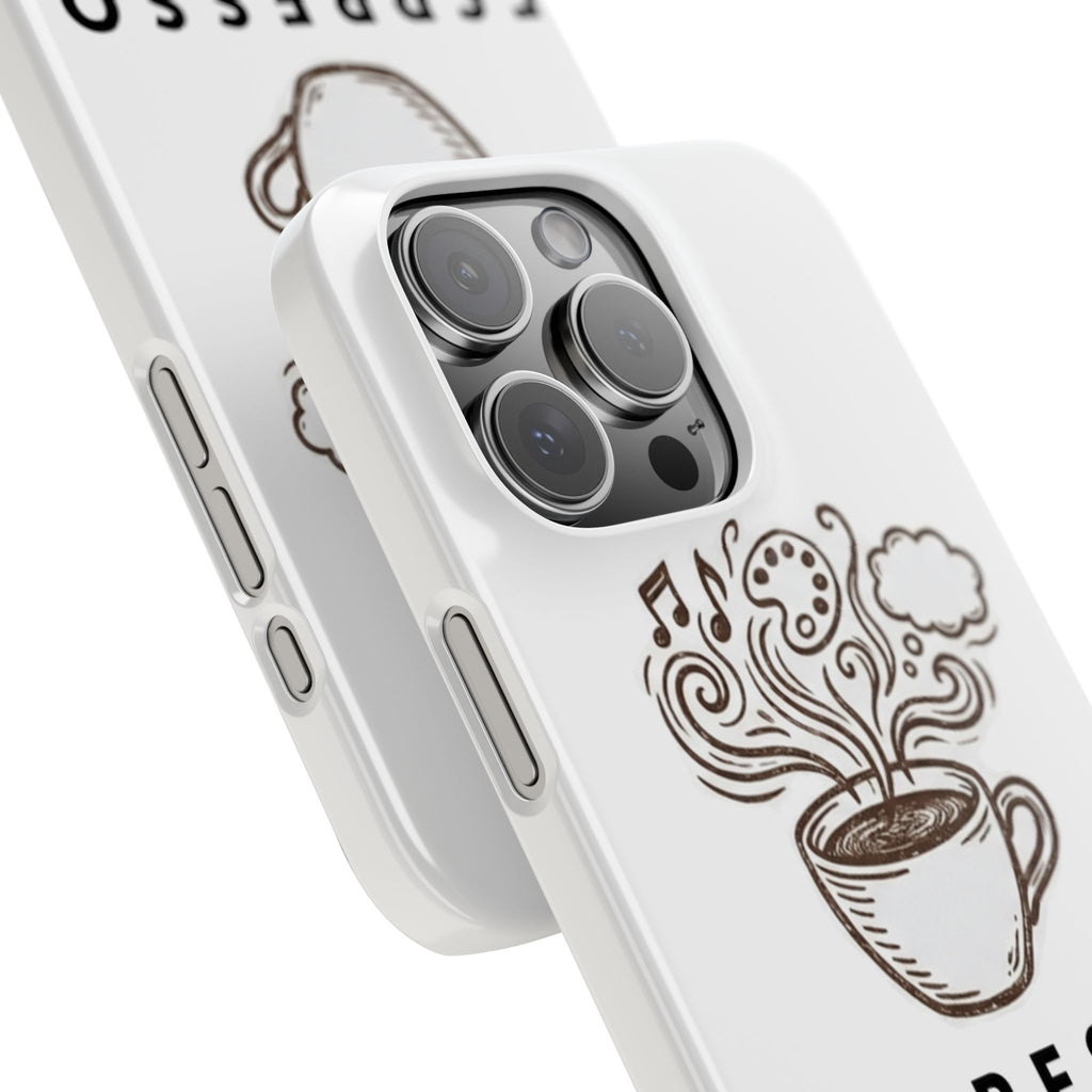 Espresso Yourself Slim Phone Case — Cute Coffee Cup Design