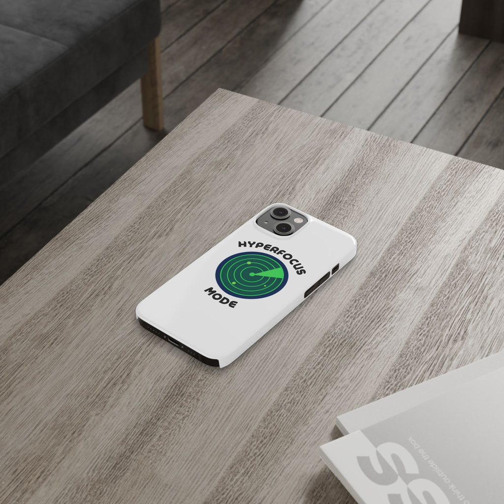 Slim Phone Case — "Hyperfocus Mode" Radar Design