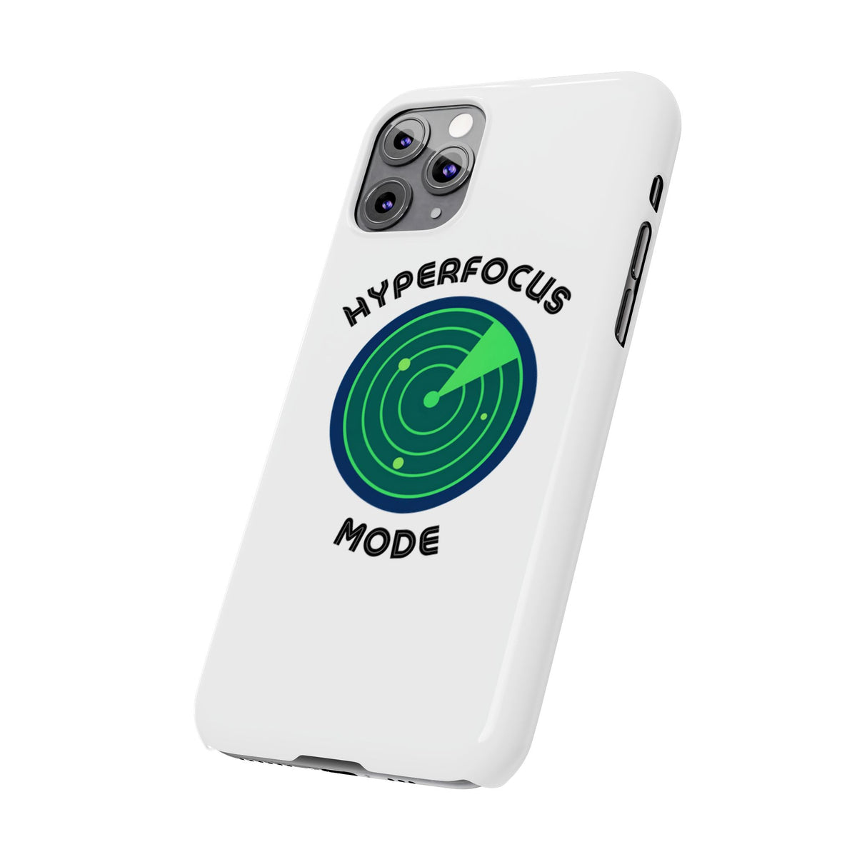 Slim Phone Case — "Hyperfocus Mode" Radar Design