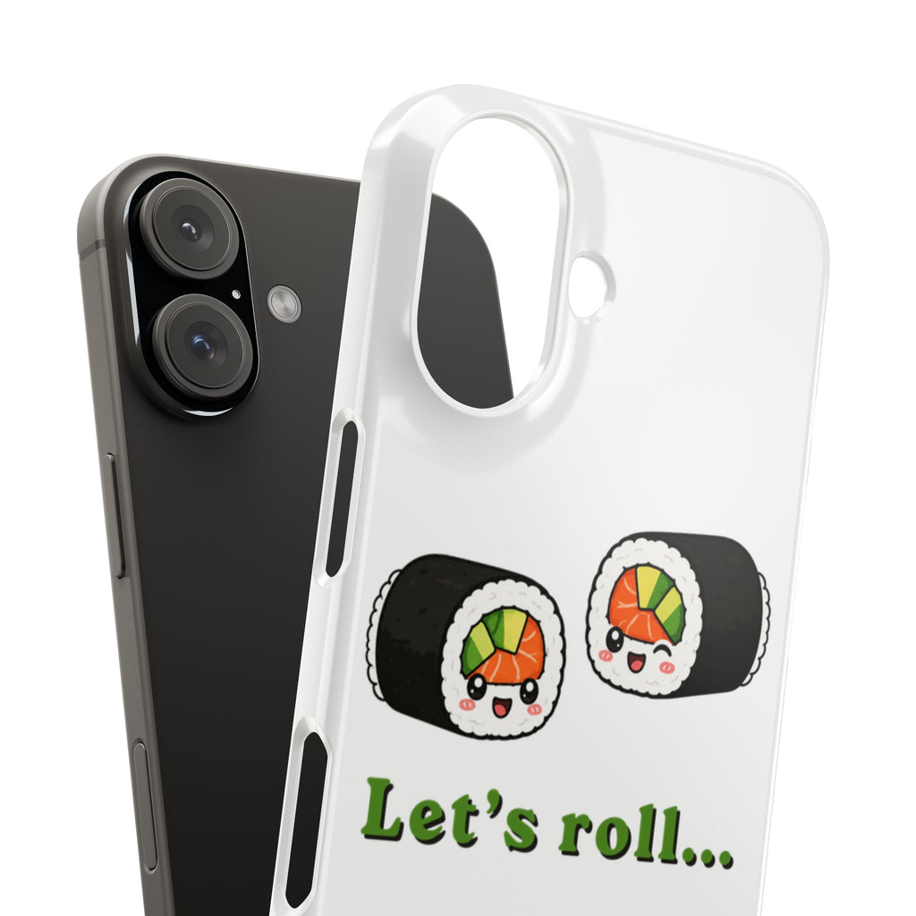 Let's Roll Sushi Slim Phone Case — Cute Kawaii Sushi Phone Cover