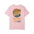 Running on Dopamine and Vibes - Back Tee - Pink