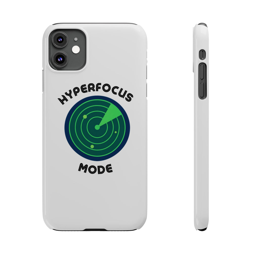 Slim Phone Case — "Hyperfocus Mode" Radar Design