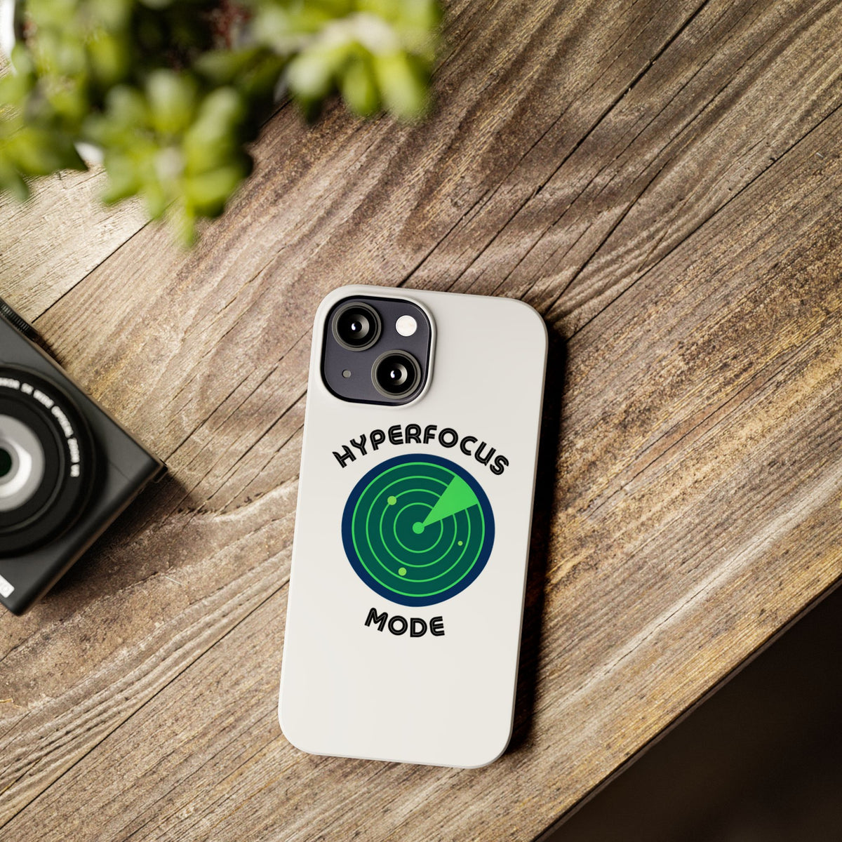 Slim Phone Case — "Hyperfocus Mode" Radar Design