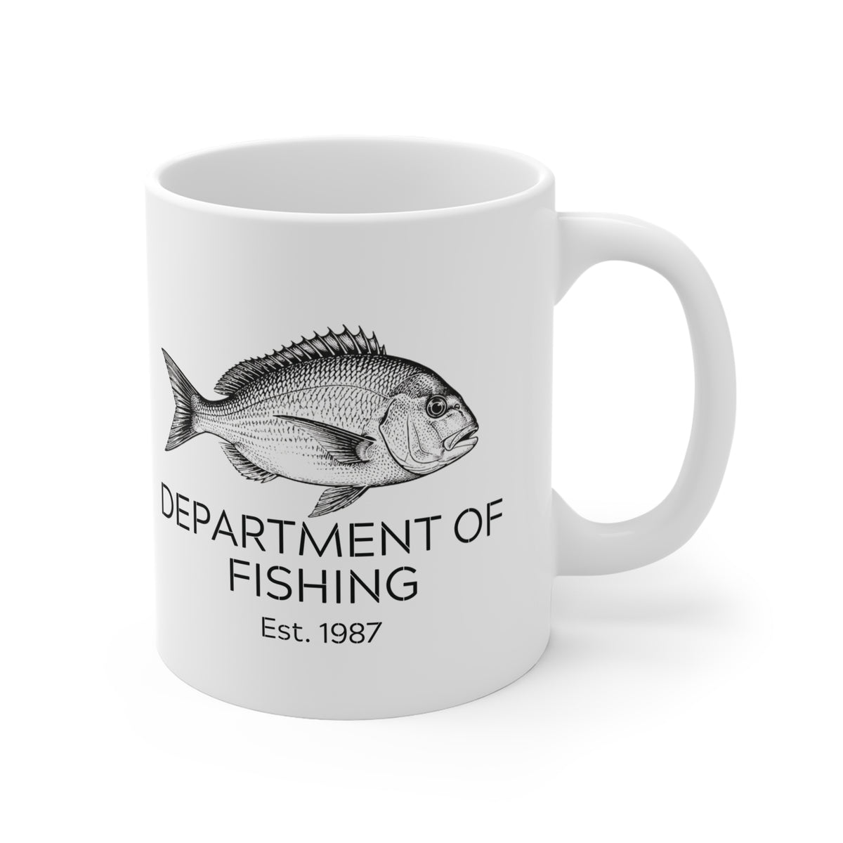 Department of Fishing — 11oz Ceramic Mug