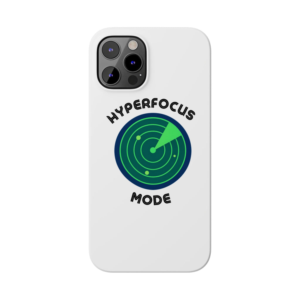 Slim Phone Case — "Hyperfocus Mode" Radar Design
