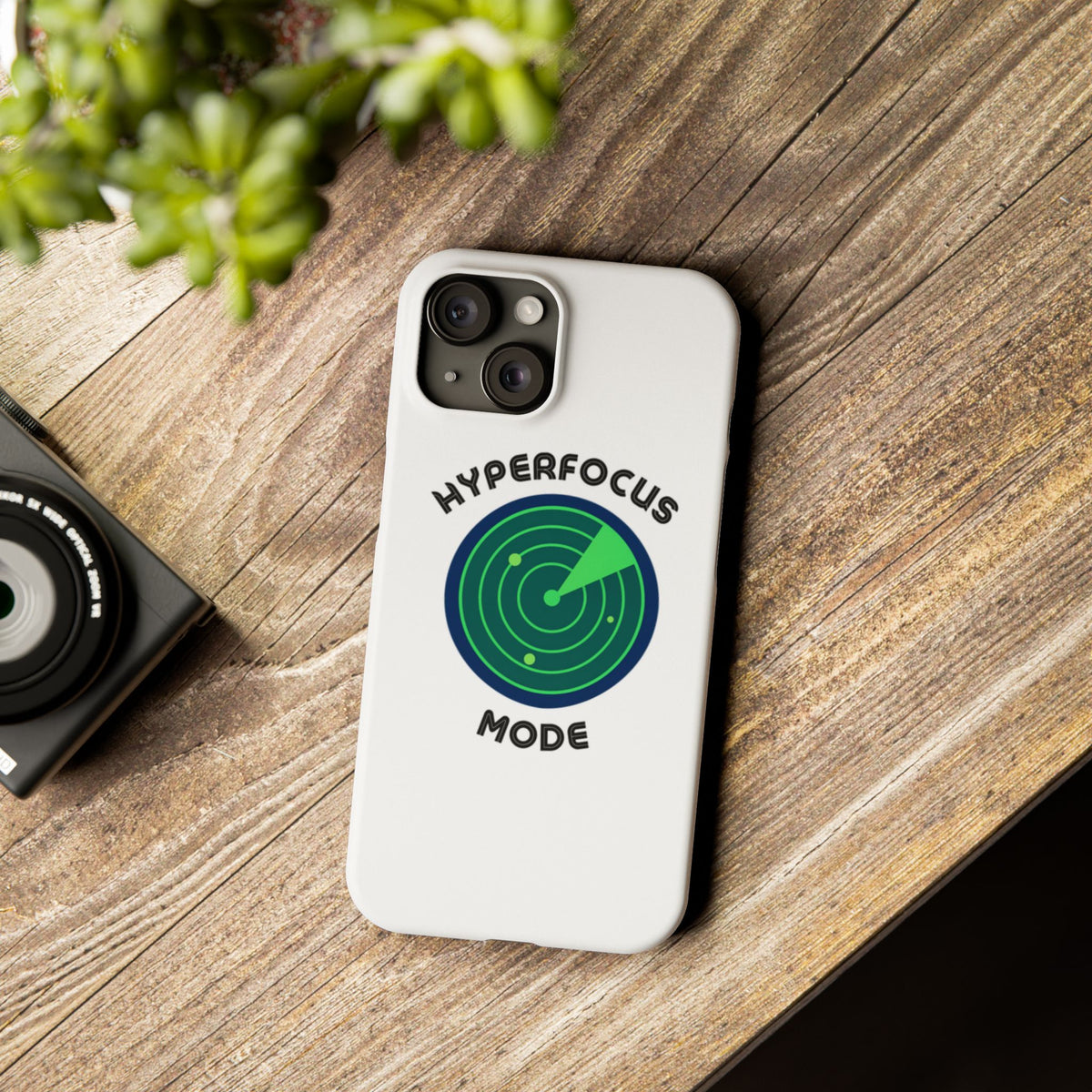 Slim Phone Case — "Hyperfocus Mode" Radar Design
