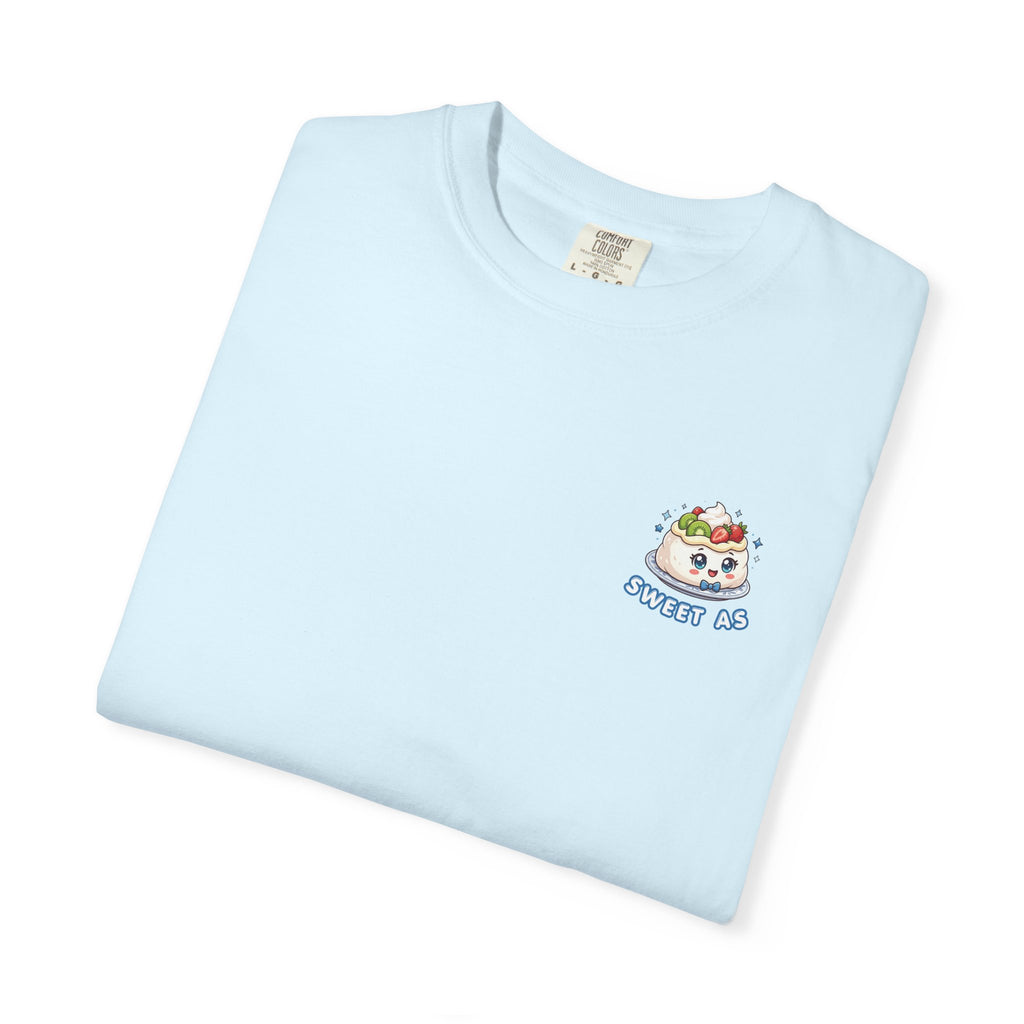 Sweet As Pavlova - Kawaii Graphic Tee - Chambray Blue