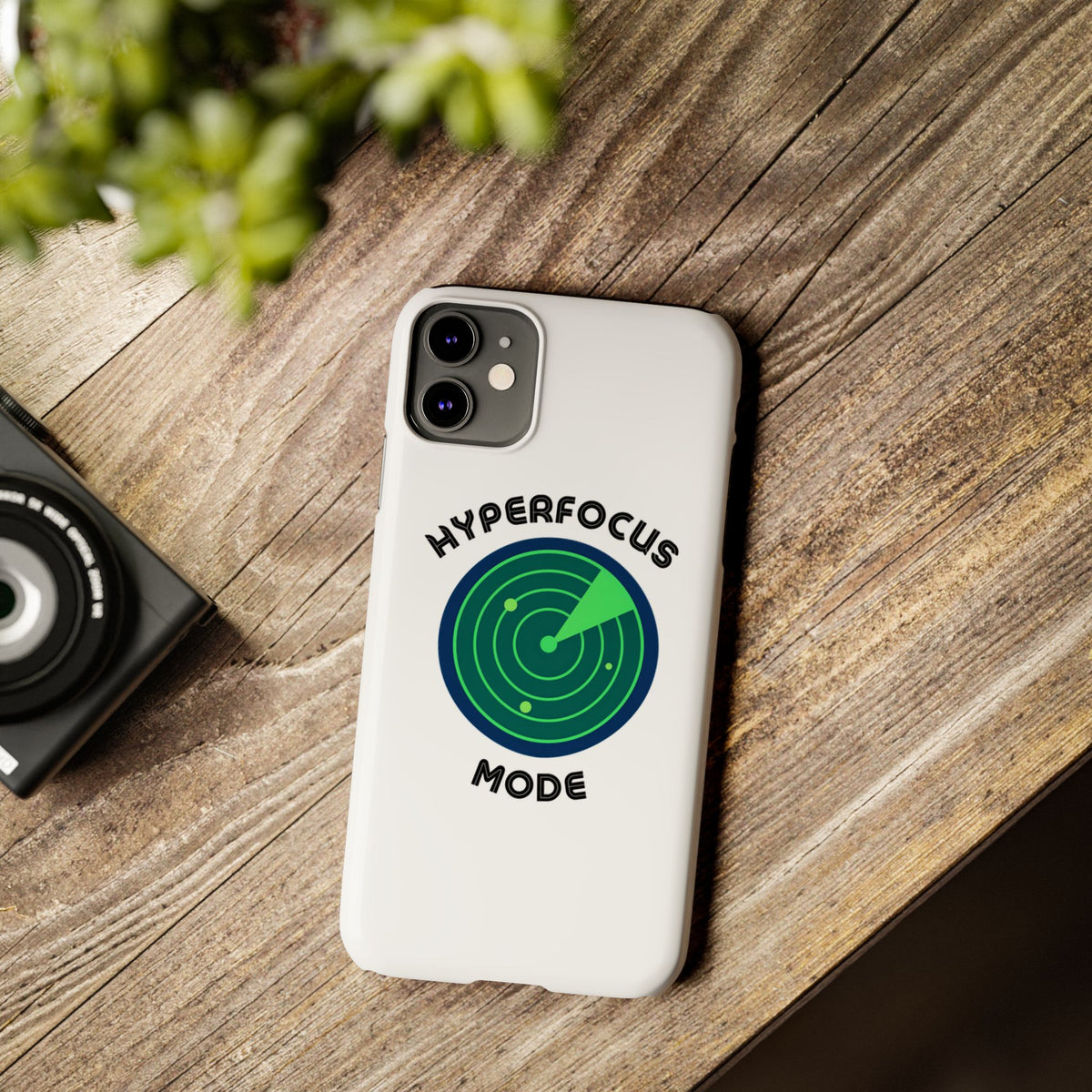 Slim Phone Case — "Hyperfocus Mode" Radar Design