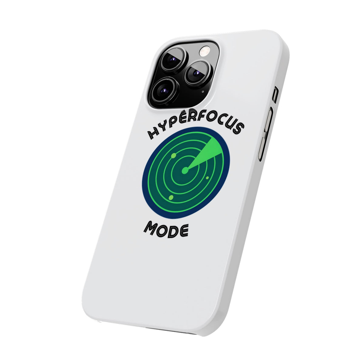 Slim Phone Case — "Hyperfocus Mode" Radar Design