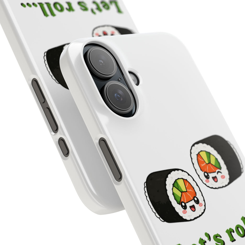 Let's Roll Sushi Slim Phone Case — Cute Kawaii Sushi Phone Cover