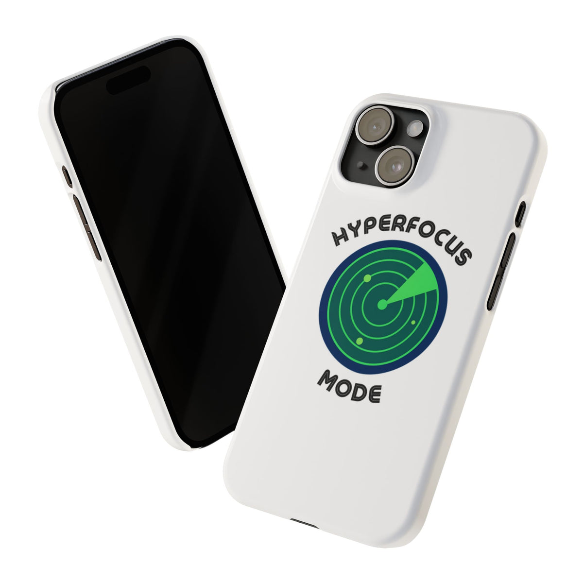 Slim Phone Case — "Hyperfocus Mode" Radar Design
