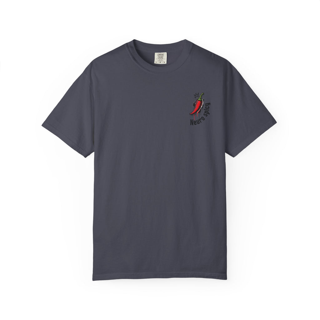 Neurospicy T-Shirt — Small Chest Logo Coffee Tee
