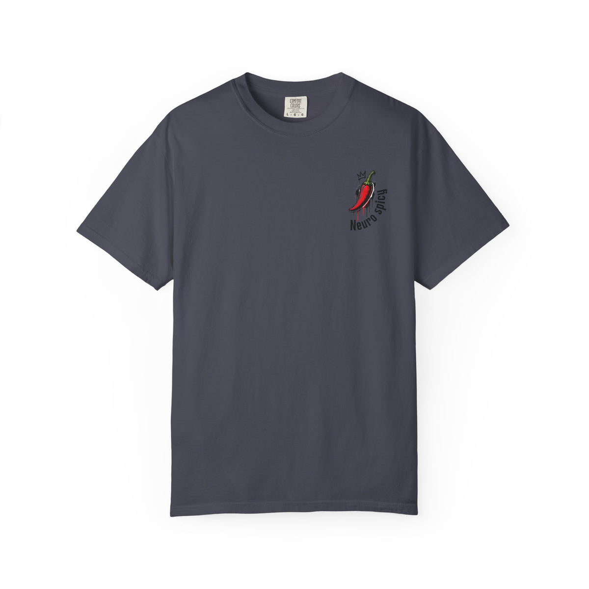 Neurospicy T-Shirt — Small Chest Logo Coffee Tee