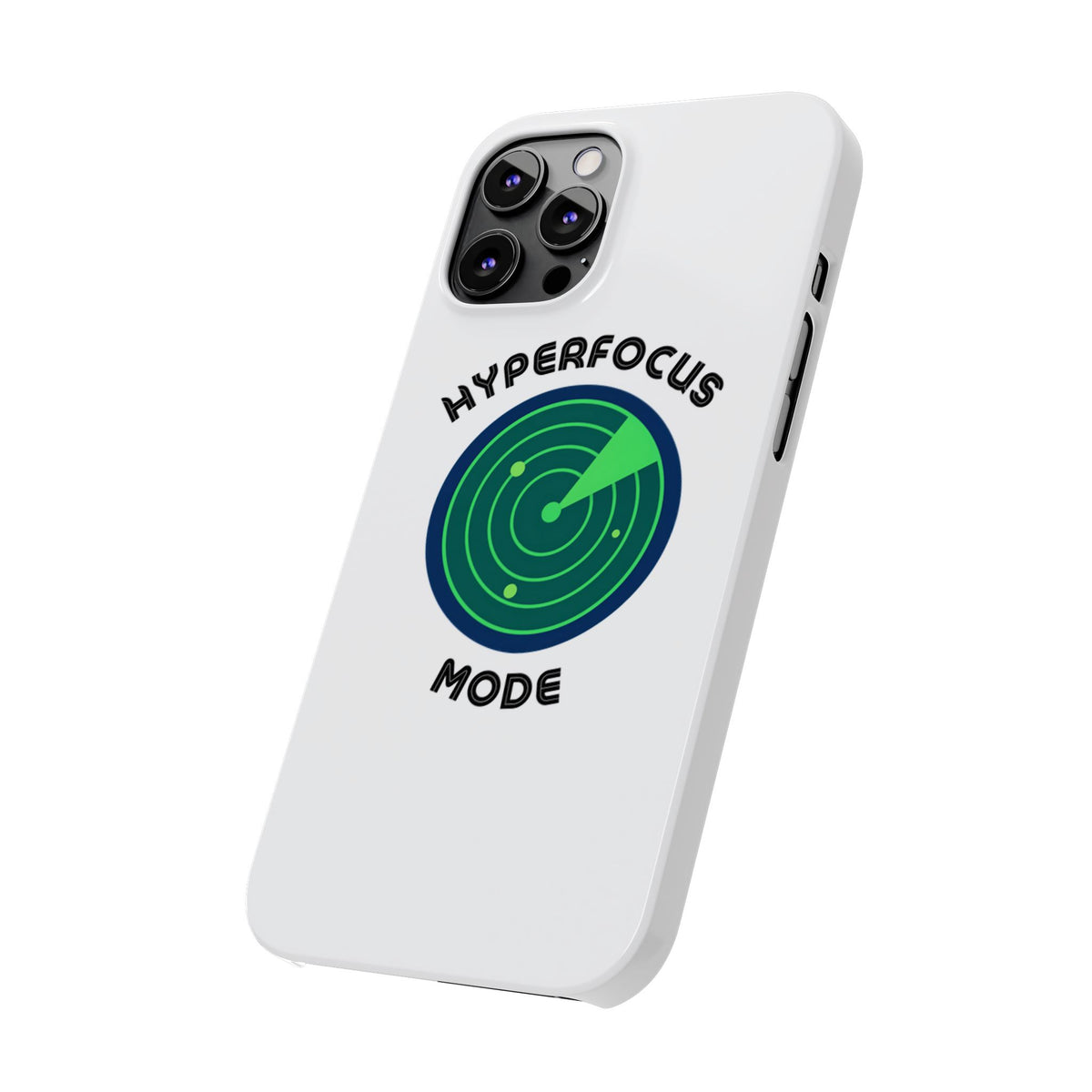 Slim Phone Case — "Hyperfocus Mode" Radar Design