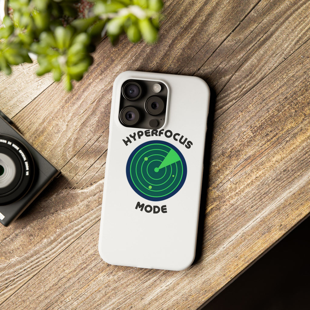Slim Phone Case — "Hyperfocus Mode" Radar Design