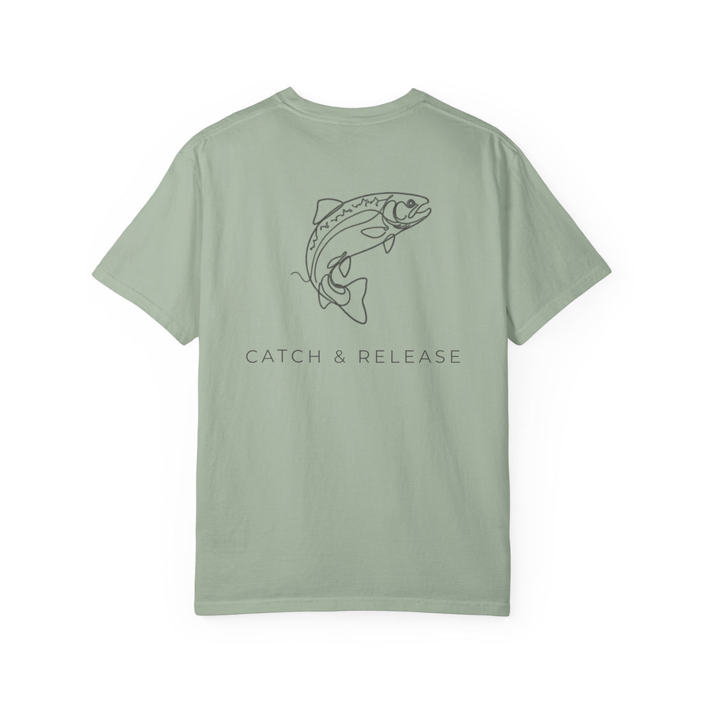 'Catch and Release' Fishing Graphic - Back Tee