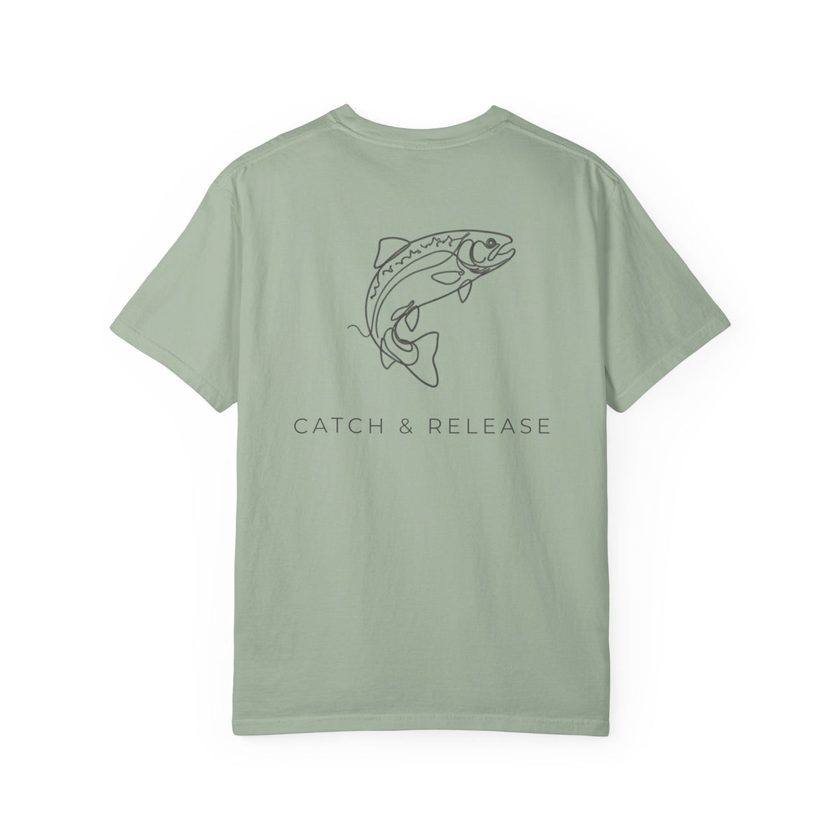 'Catch and Release' Fishing Graphic - Back Tee