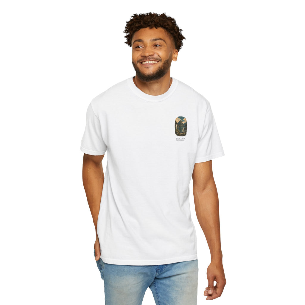 Aotearoa New Zealand - Scenic Milford Sound - Small Chest Design Tee
