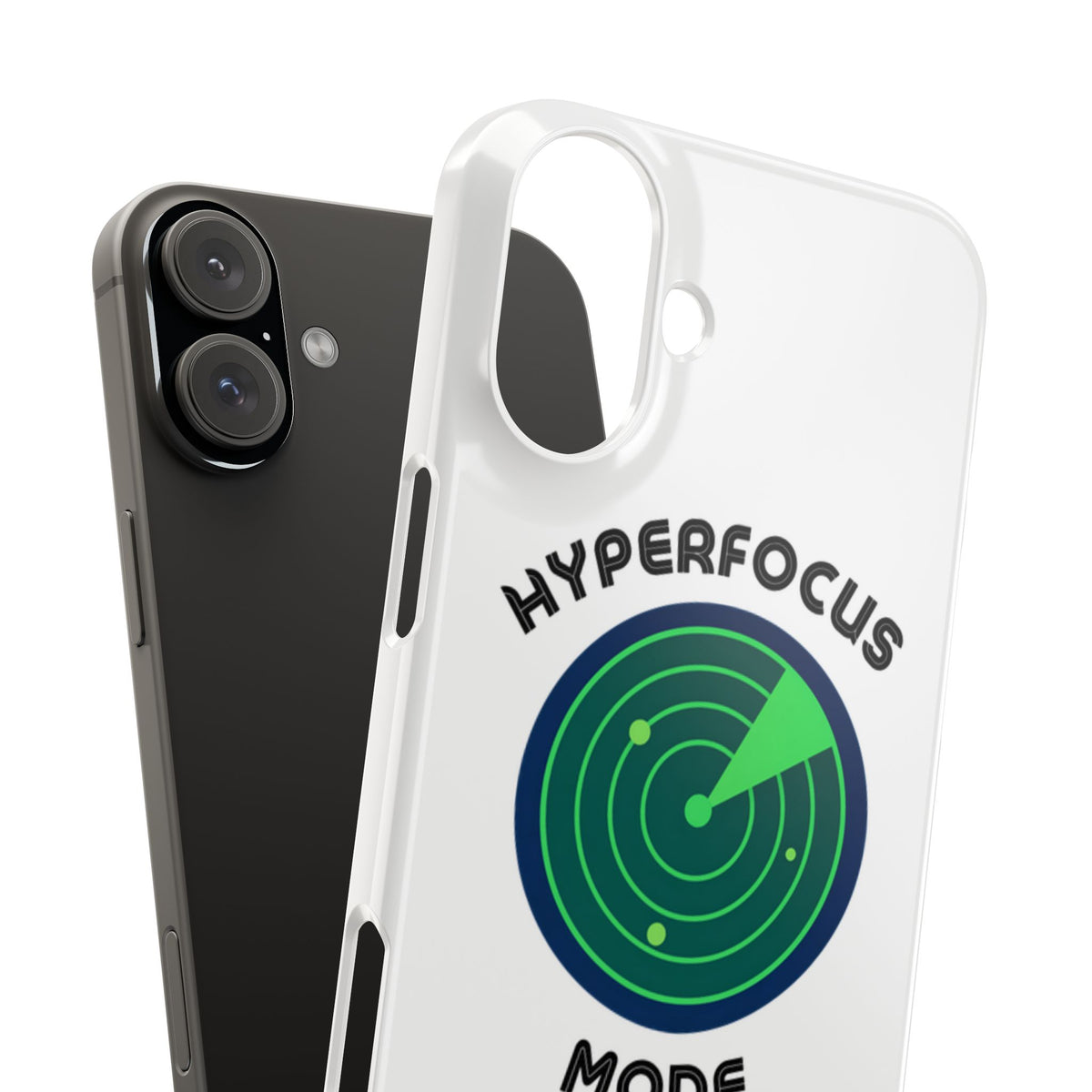 Slim Phone Case — "Hyperfocus Mode" Radar Design
