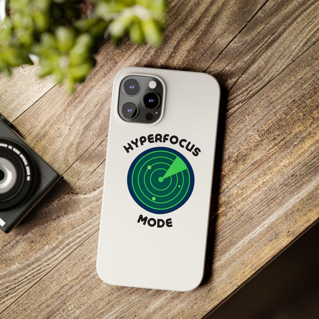Slim Phone Case — "Hyperfocus Mode" Radar Design