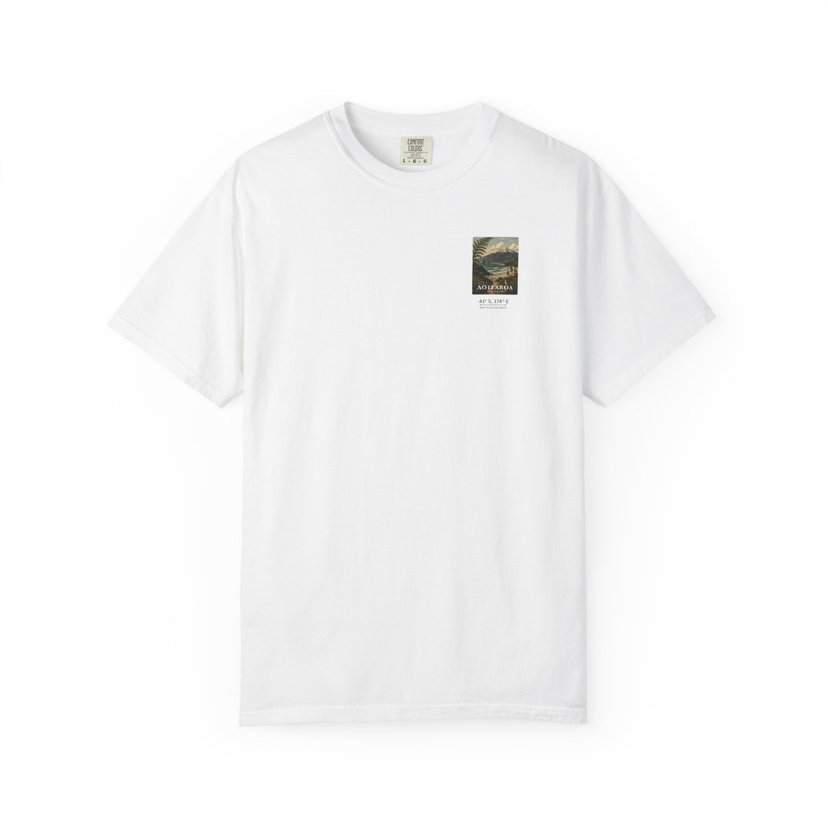 Aotearoa New Zealand - Scenic Mt Taranaki - Small Chest Design Tee