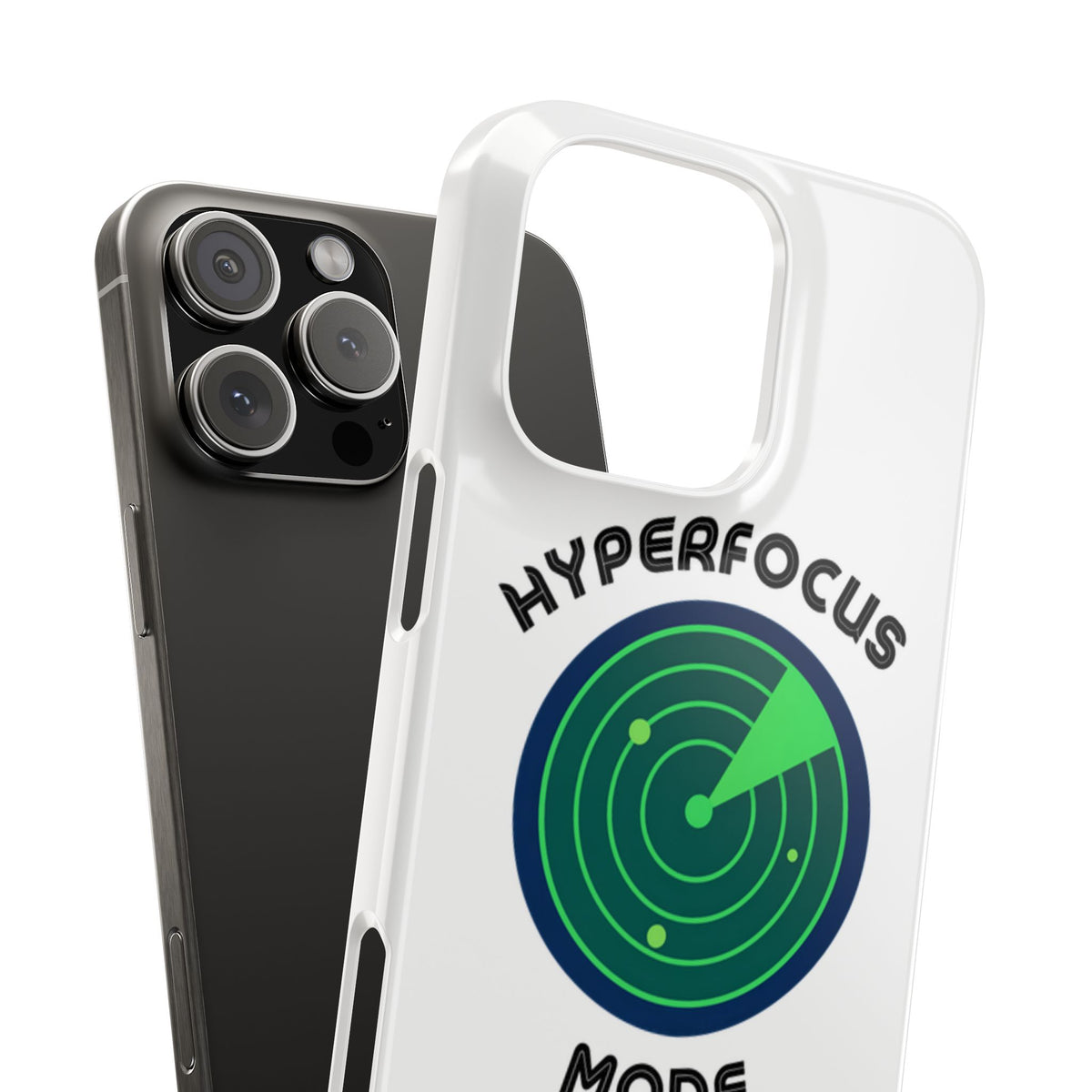 Slim Phone Case — "Hyperfocus Mode" Radar Design