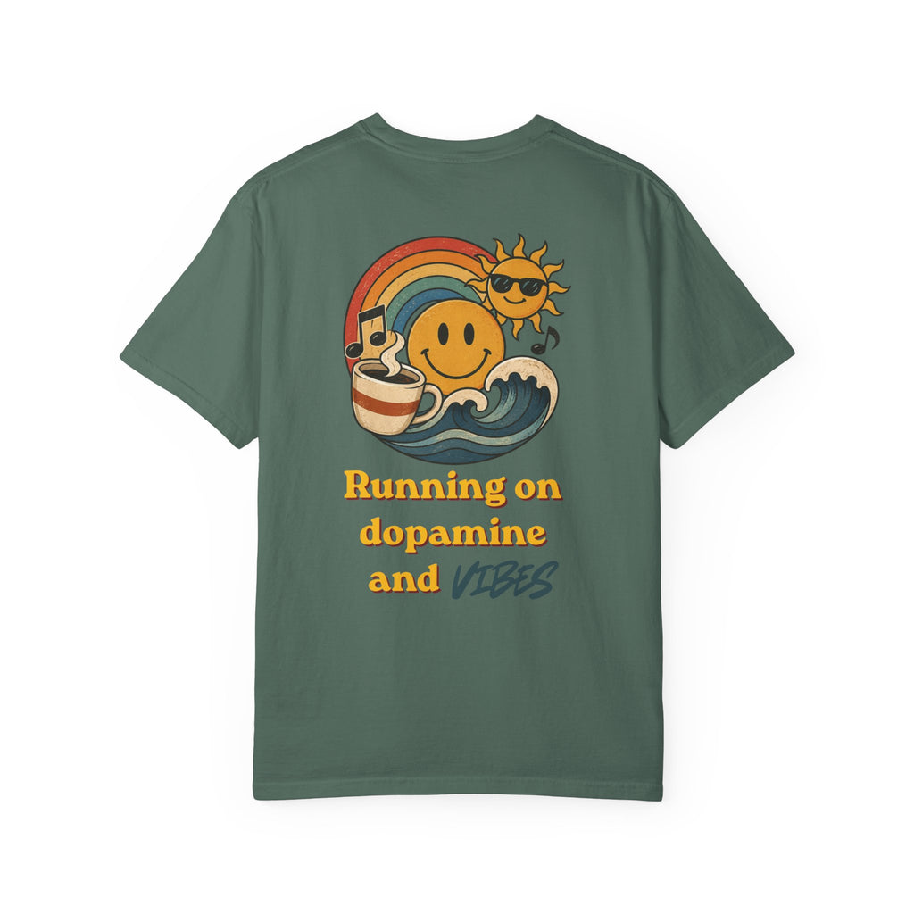 Running on Dopamine and Vibes - Back Tee