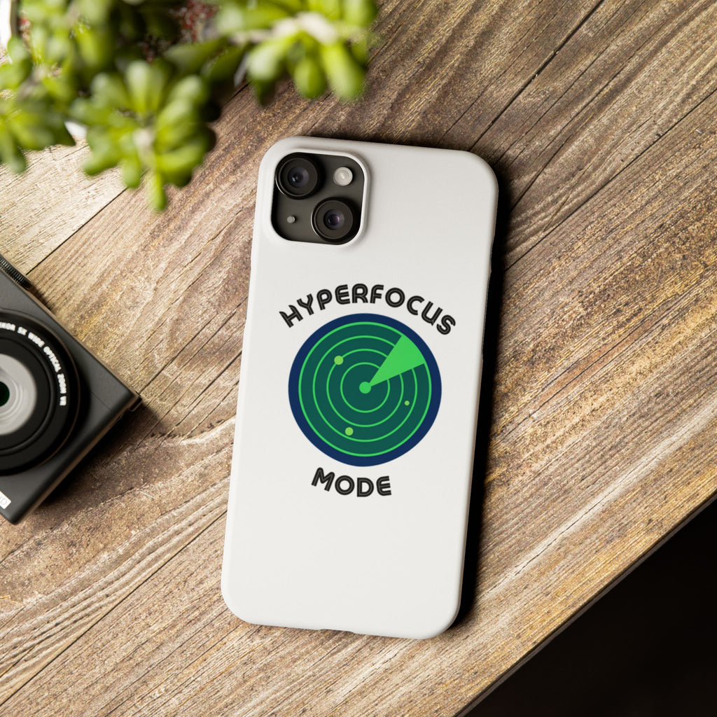 Slim Phone Case — "Hyperfocus Mode" Radar Design