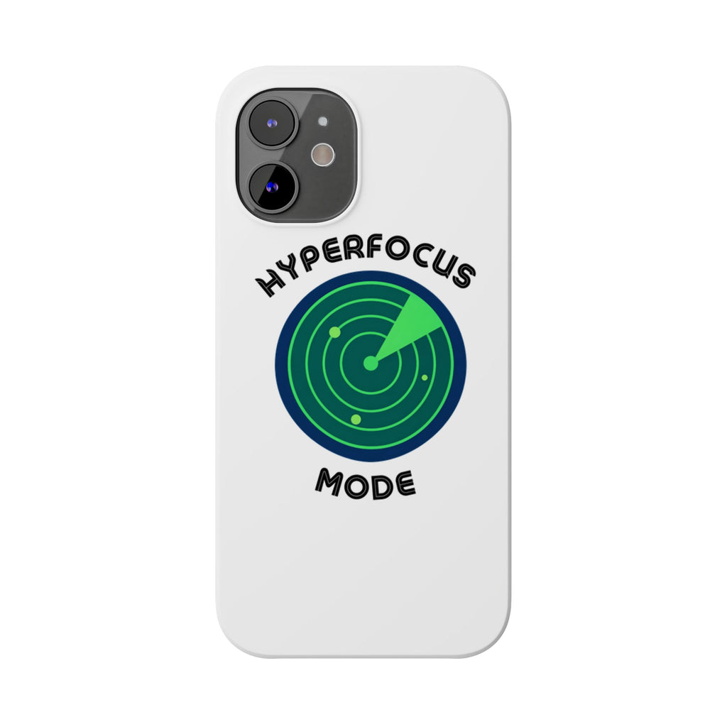 Slim Phone Case — "Hyperfocus Mode" Radar Design