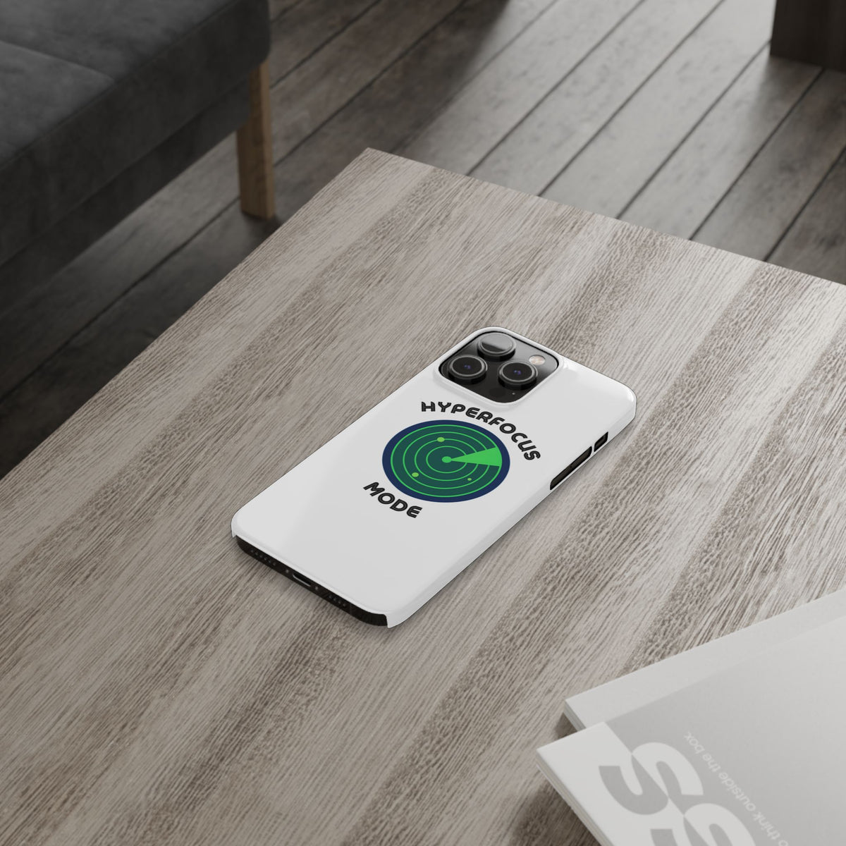 Slim Phone Case — "Hyperfocus Mode" Radar Design