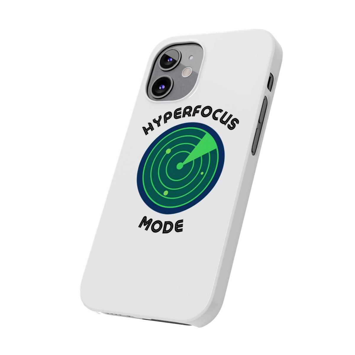 Slim Phone Case — "Hyperfocus Mode" Radar Design