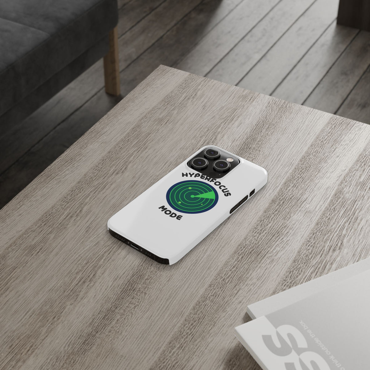 Slim Phone Case — "Hyperfocus Mode" Radar Design