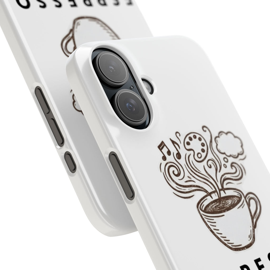 Espresso Yourself Slim Phone Case — Cute Coffee Cup Design