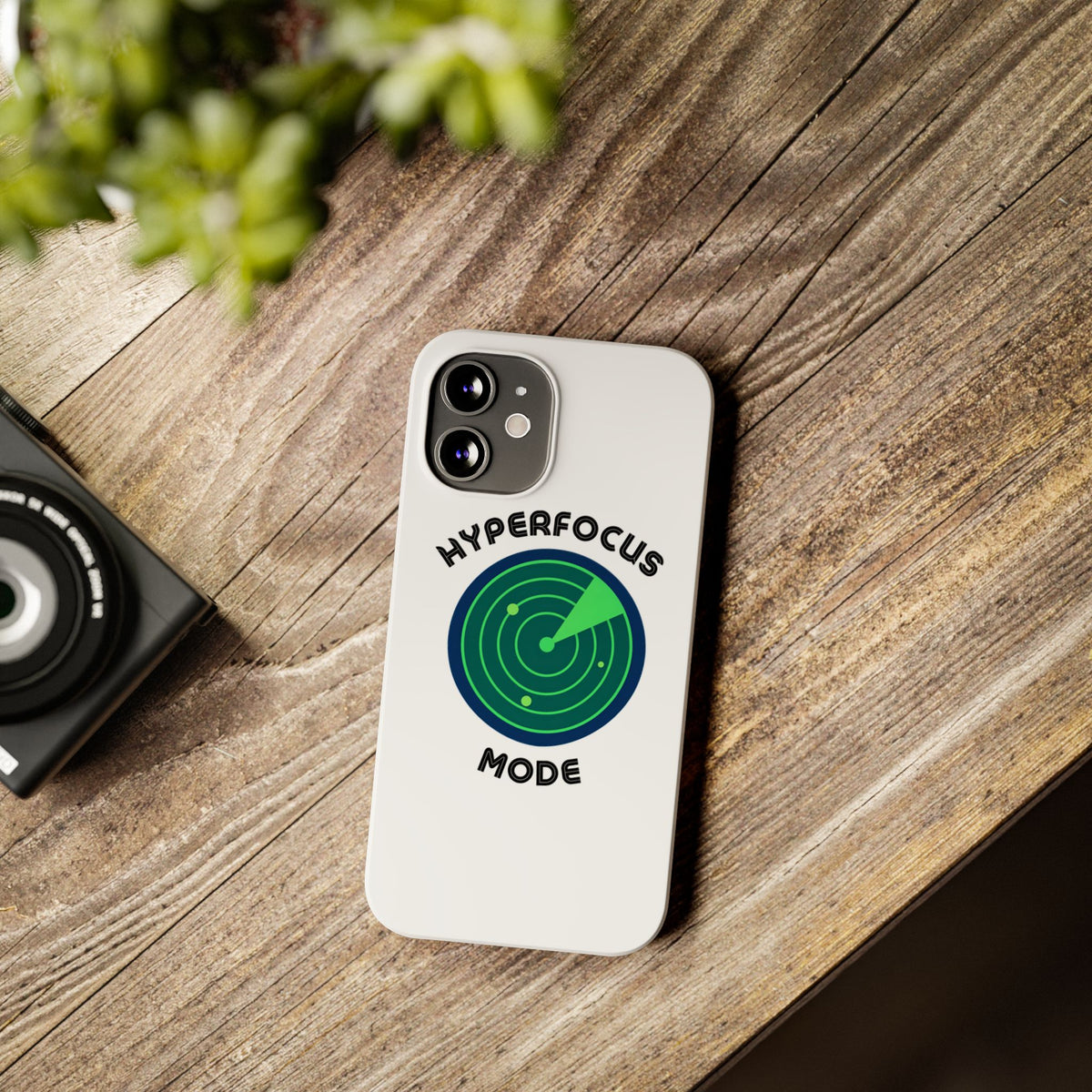 Slim Phone Case — "Hyperfocus Mode" Radar Design