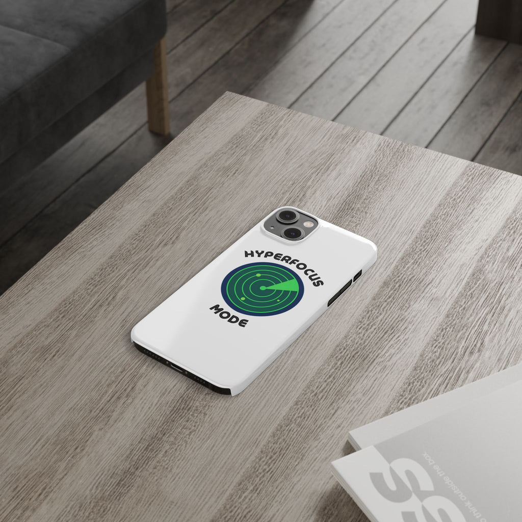 Slim Phone Case — "Hyperfocus Mode" Radar Design
