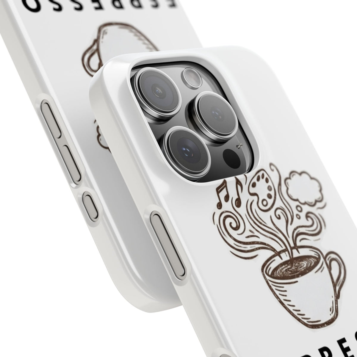 Espresso Yourself Slim Phone Case — Cute Coffee Cup Design
